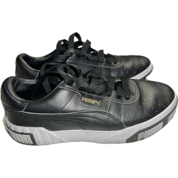 Puma Cali Bold Platform Womens Shoes Sneakers 8.5 US Black/White‎ 370811-03 - Picture 1 of 7